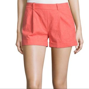 Diane Von Furstenberg DVF Coral cotton sho…